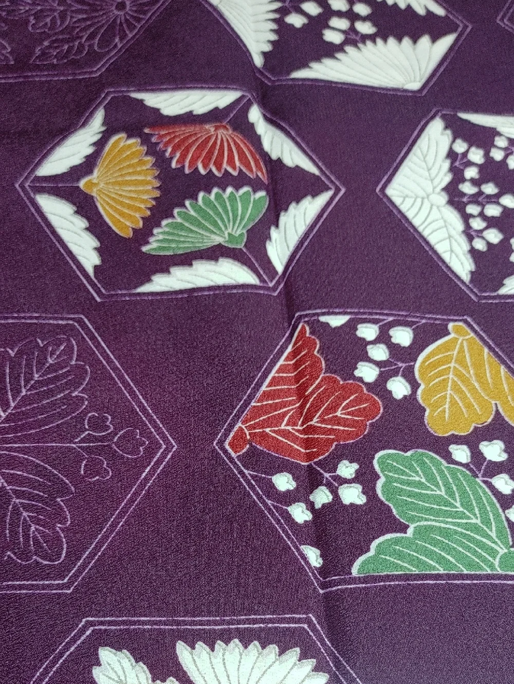 Vintage NWTs Japanese Nylon Square Scarf